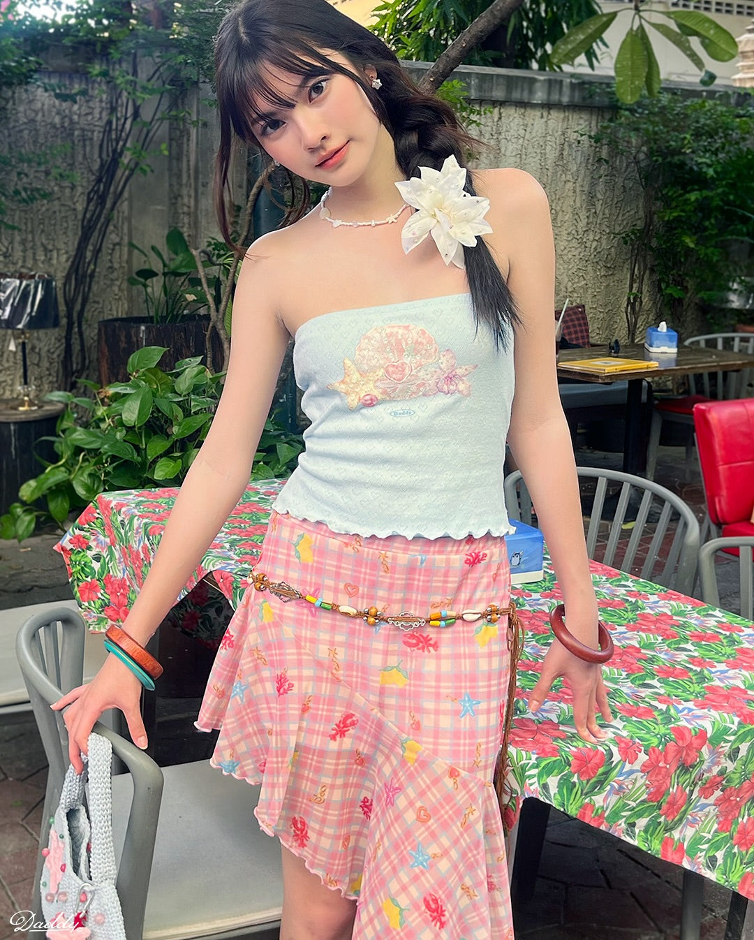 Daddy Seashell Dream Strapless Top / 2colors