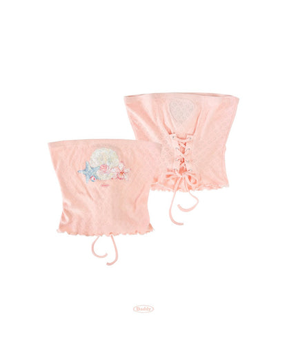 Daddy Seashell Dream Strapless Top / 2colors