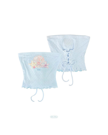 Daddy Seashell Dream Strapless Top / 2colors