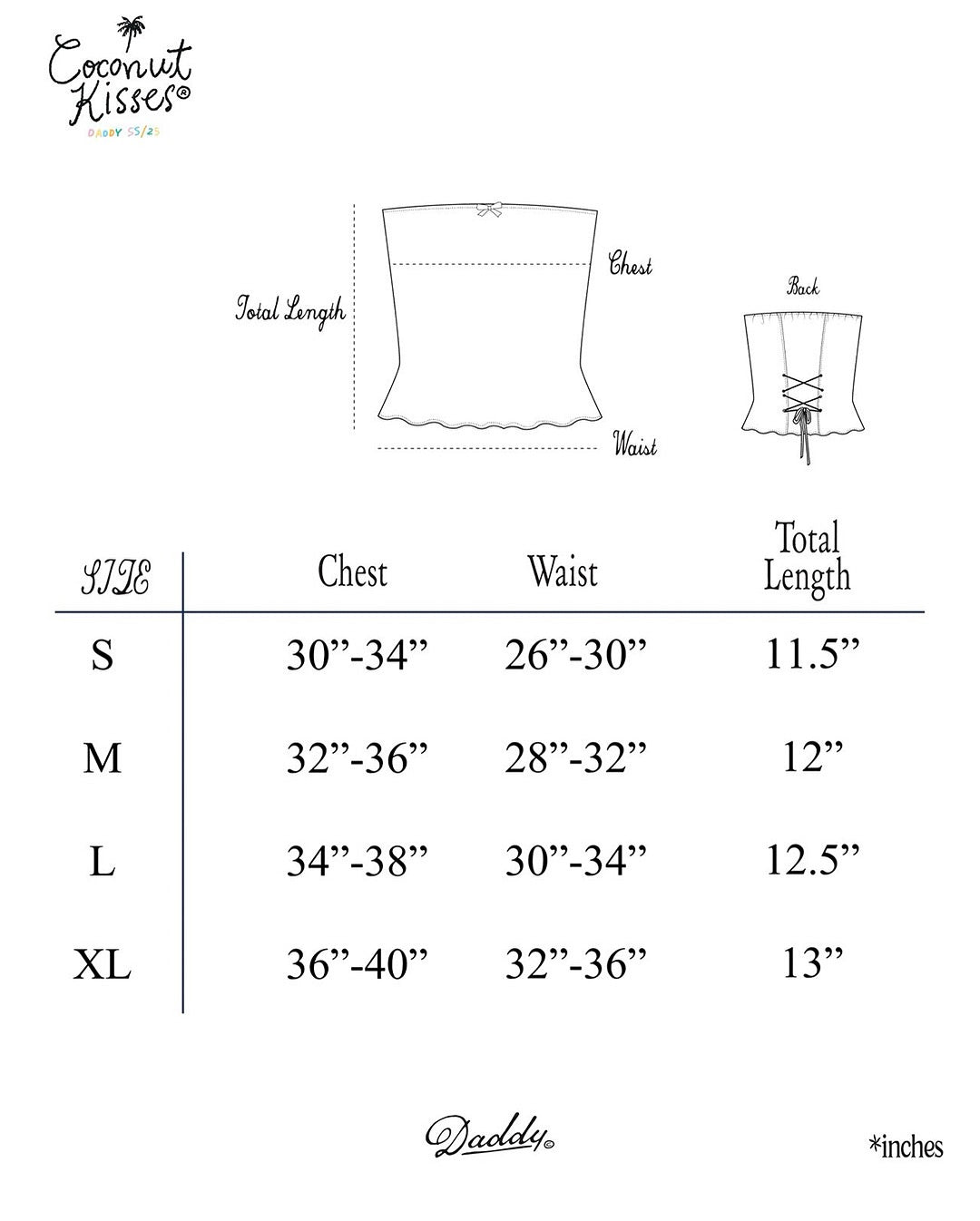 Daddy Seashell Dream Strapless Top / 2colors