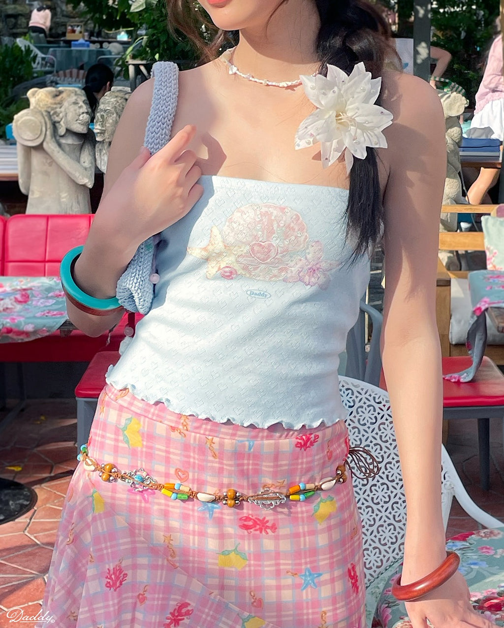 Daddy Seashell Dream Strapless Top / 2colors