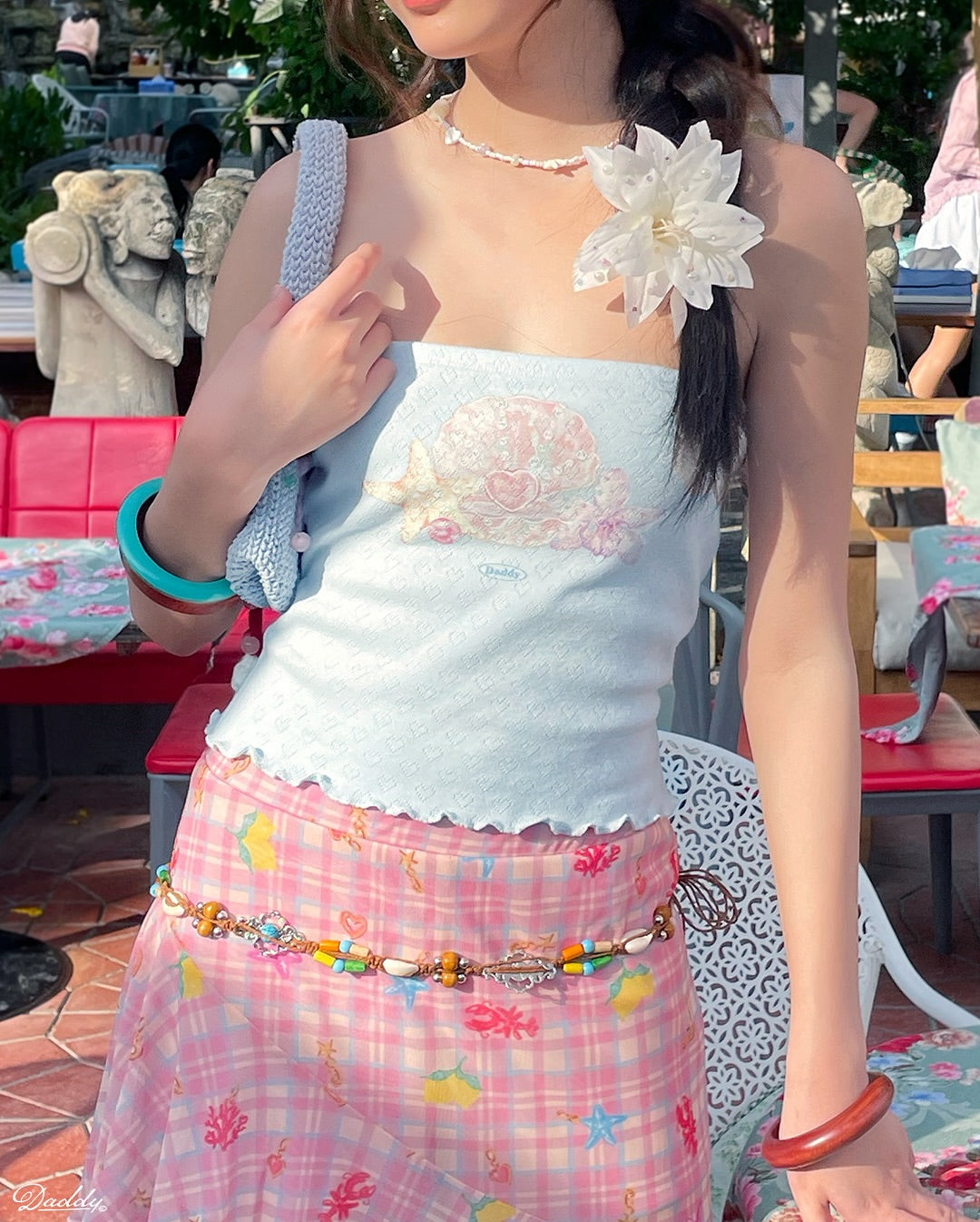 Daddy Seashell Dream Strapless Top / 2colors