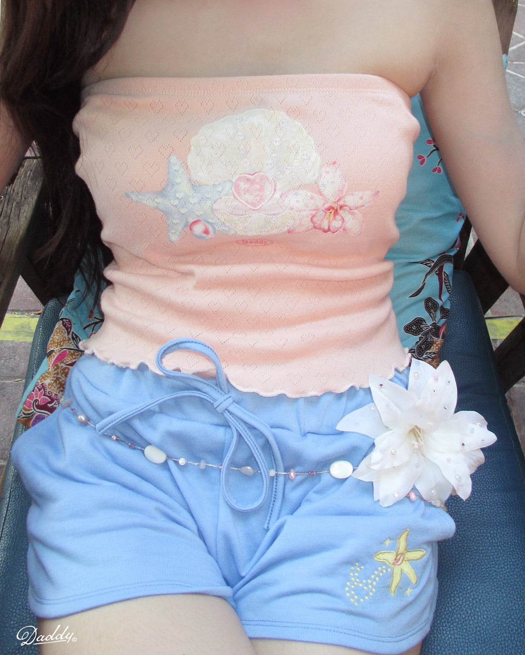 Daddy Seashell Dream Strapless Top / 2colors