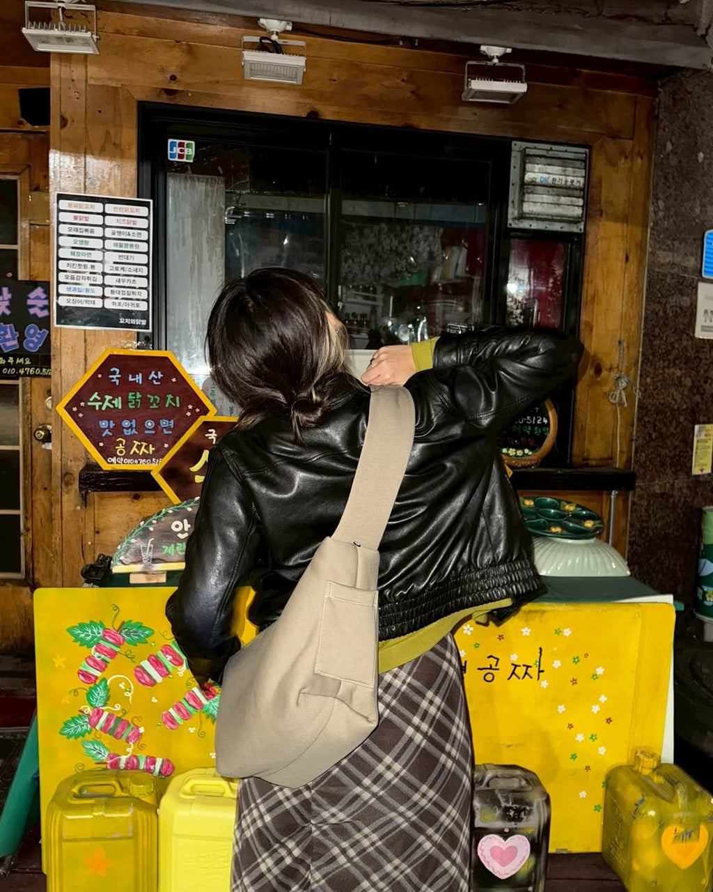 [官方代理💣] KENTNEEY 3-WAY SWEATER DAILY WINDY BAG - KHAKI PEANUT