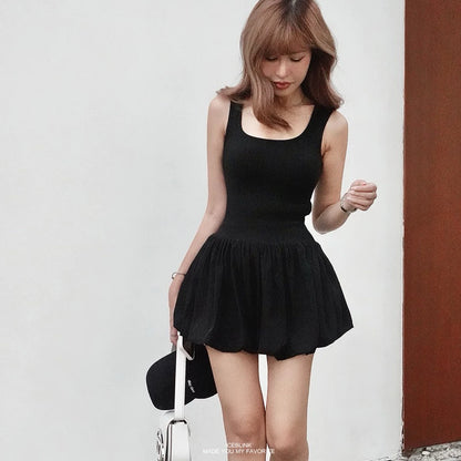 iceblink.bkk Billy Dress - black/white