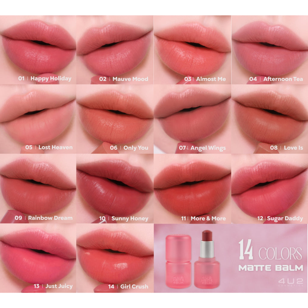 [現貨] 4U2 Matte Balm Lipstick