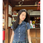 Lilly Stripe Shirt / 2colors