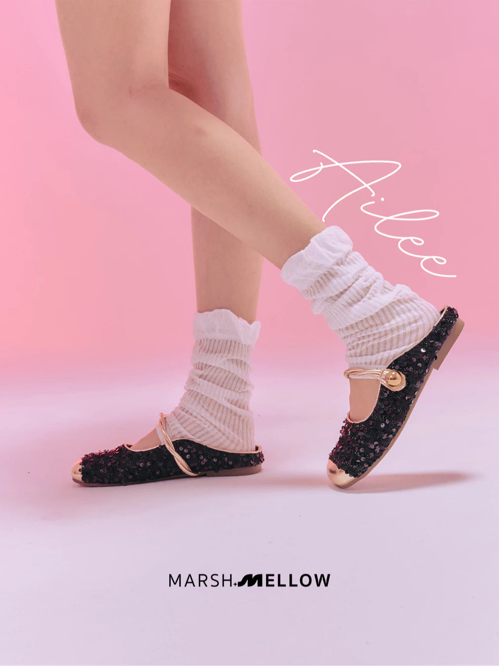 Marshmellow AILEE Mary Jane Flat