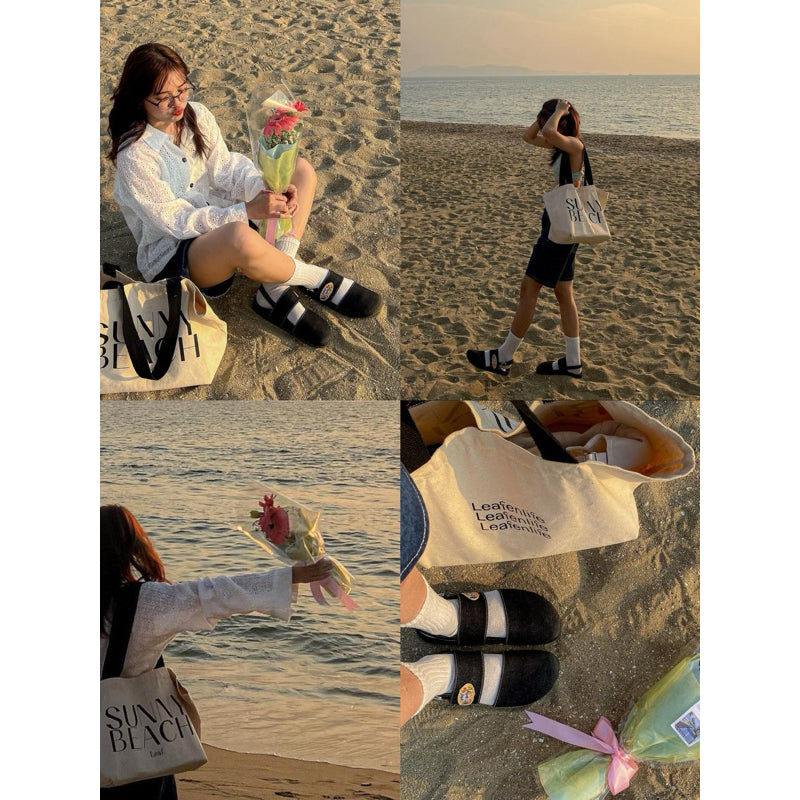 kuudoo Denim Spring Sandal - Heels/Flat (size 35~45 available)