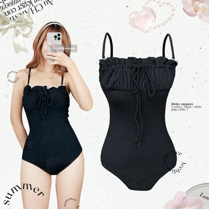 iceblink.bkk Robey Ops Swimsuit - black/white