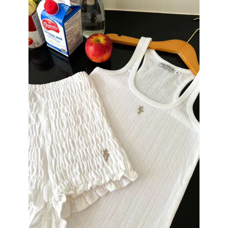 First Love Tank Top White