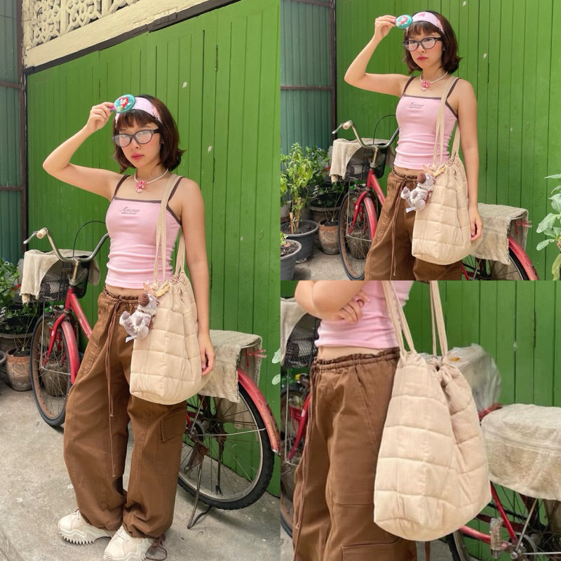 Dumpling Corduroy Bag - 8colors