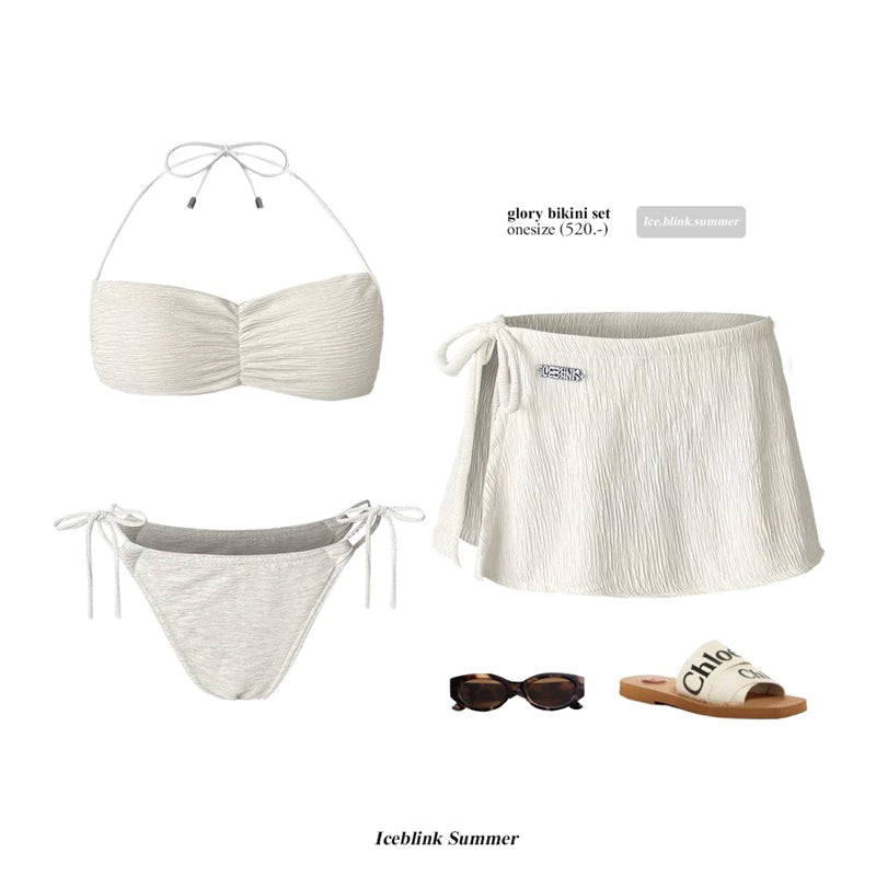 iceblink.bkk Glory Bikini Set - grape/cream