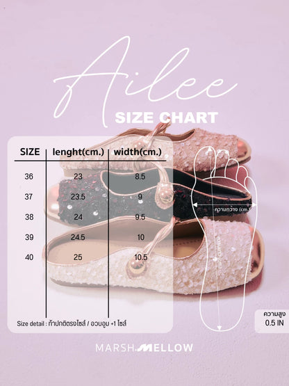 Marshmellow AILEE Mary Jane Flat