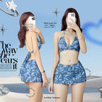 [香港現貨✨] iceblink Blue Jeans Bikini Set (3件套)