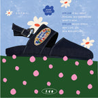 [kuudoo] Denim Spring Sandal - Heels/Flat (size 35~45 available)
