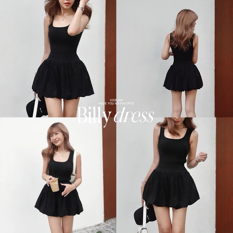 iceblink.bkk Billy Dress - black/white