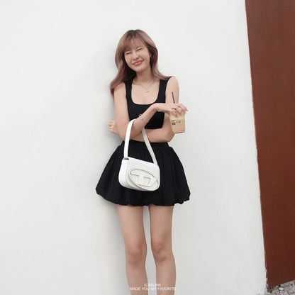 iceblink.bkk Billy Dress - black/white