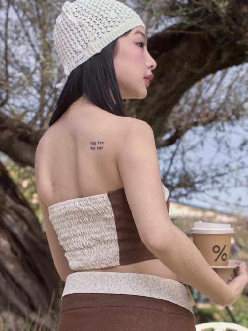 POKEE Lante Denim Top / 2colors