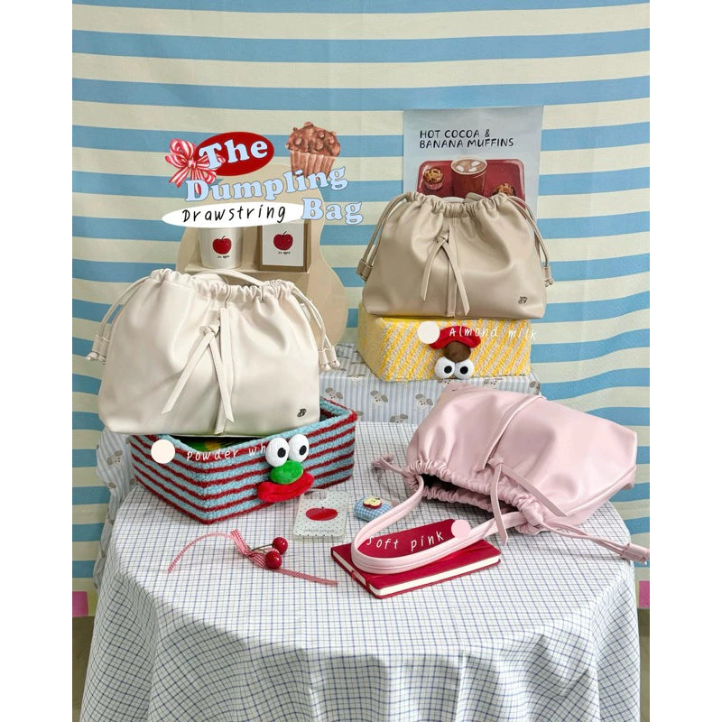 [獨家代理🎀] 抽繩版✨ the Dumpling Bag (drawstring) - 5colors
