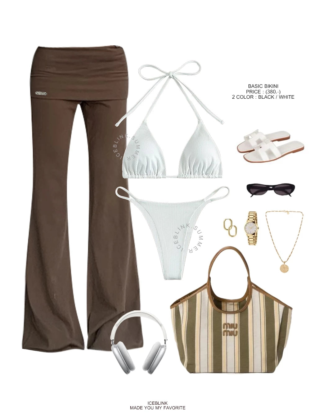 iceblink Basic Bikini - 2colors