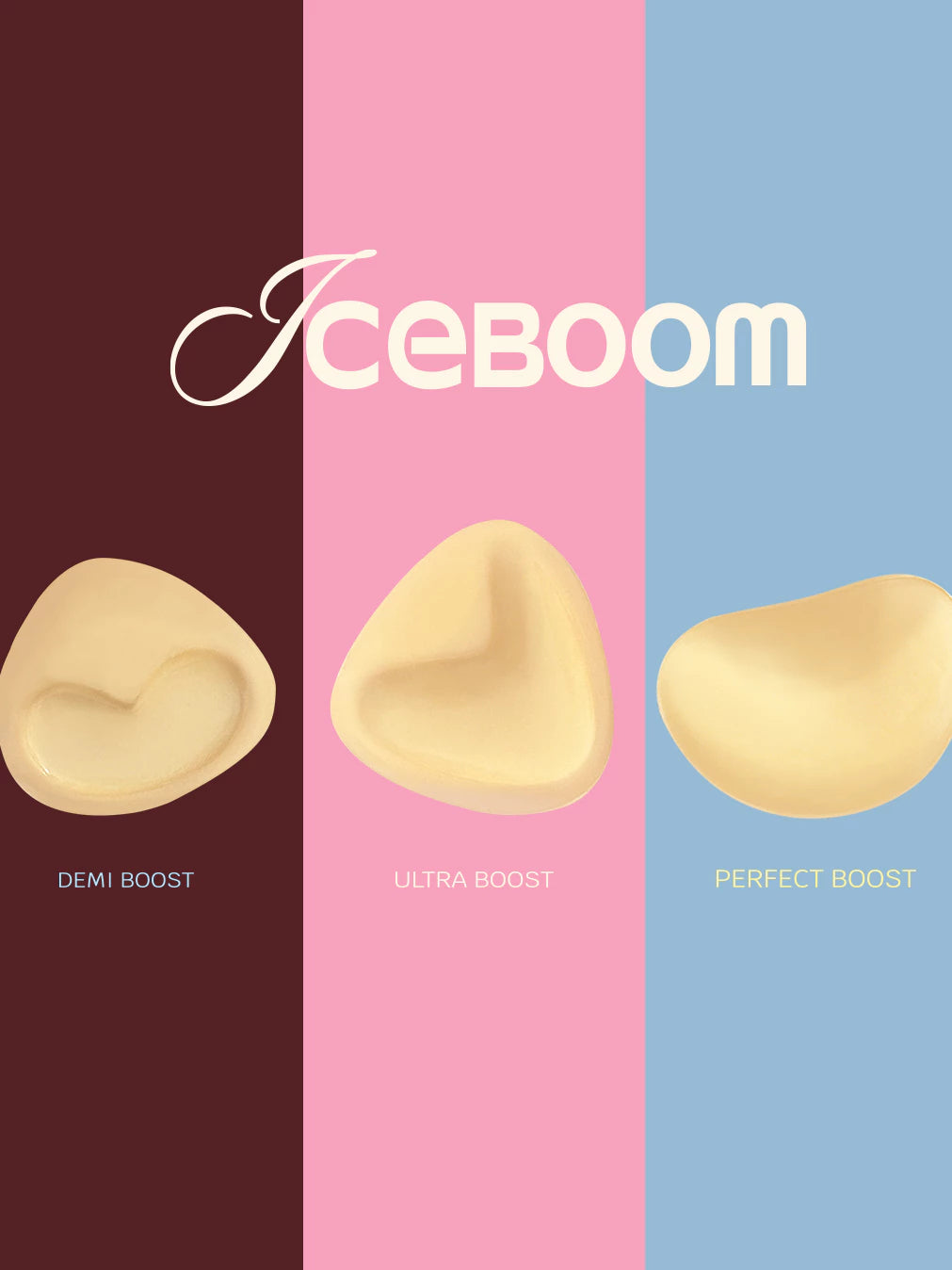 icebloom 雙面矽膠黏貼胸墊 💗 - 3款選擇