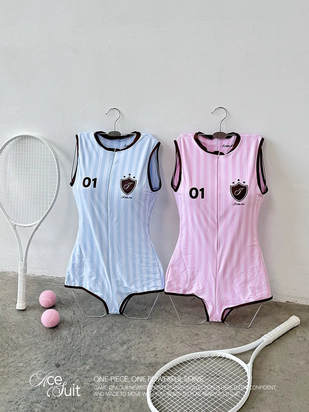 iceblink Ace suit sporty serve (one-piece) - 2colors