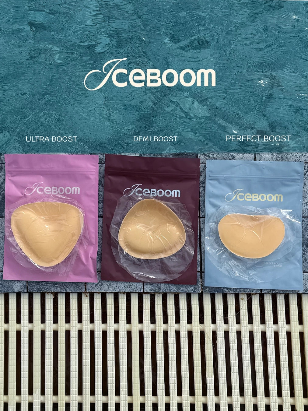 icebloom 雙面矽膠黏貼胸墊 💗 - 3款選擇