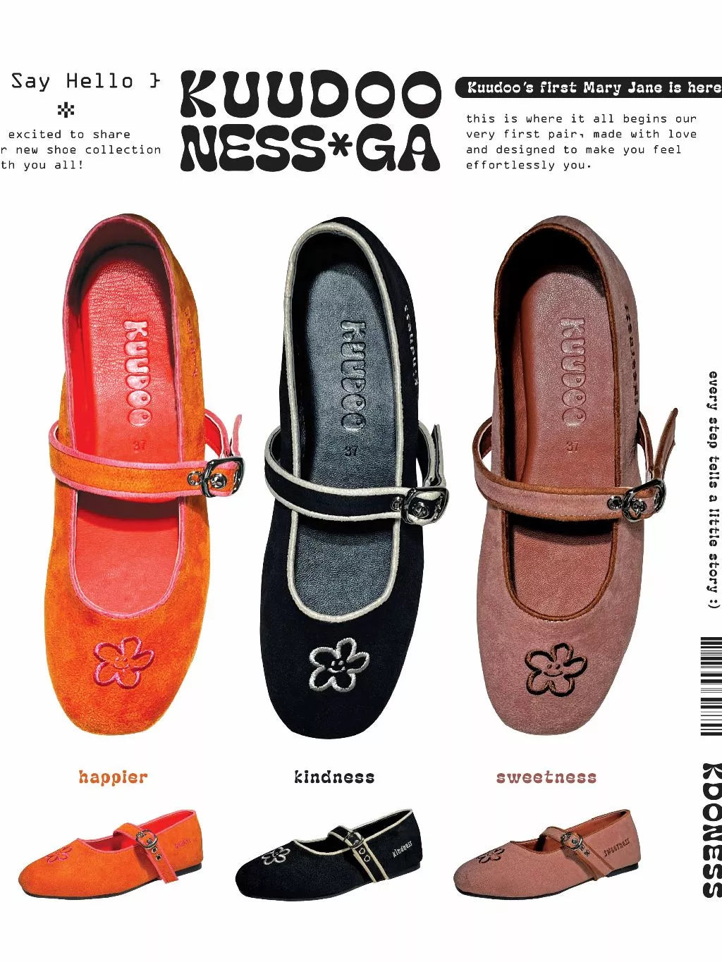 [開團優惠價💓] [kuudoo] Mary Jane / 3 colors (Size 35~40 avilable)