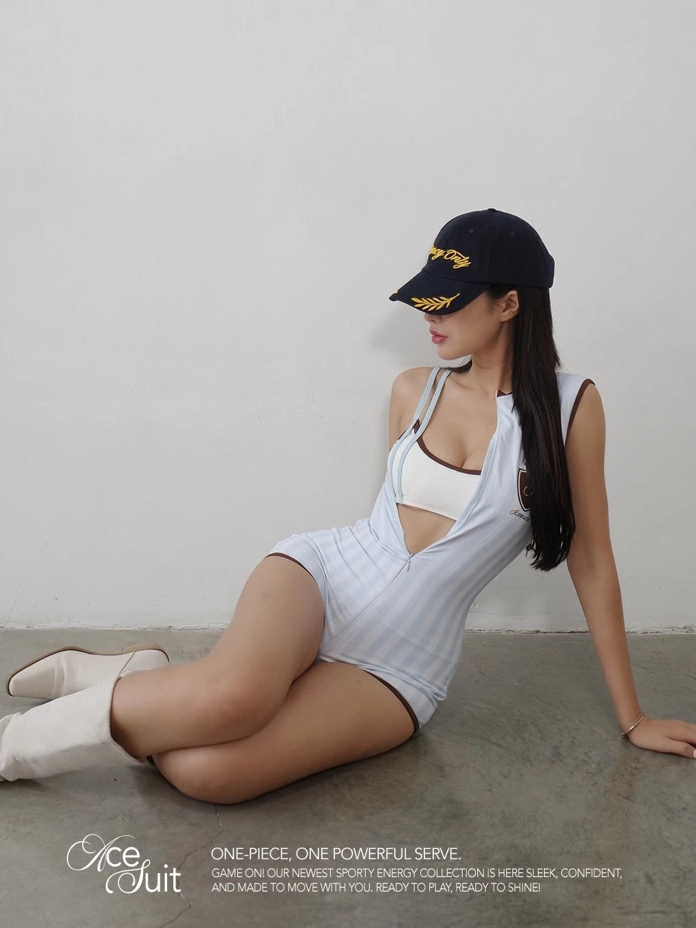 iceblink Ace suit sporty serve (one-piece) - 2colors