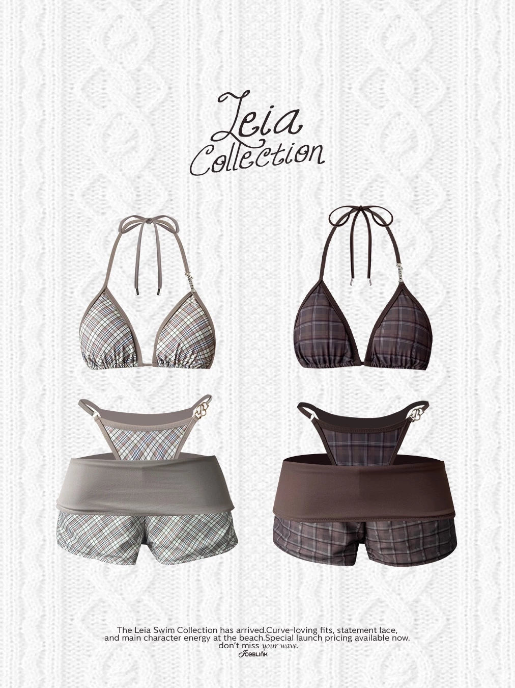 [iceblink] Leia Collection Bikini (3件套) - 2colors